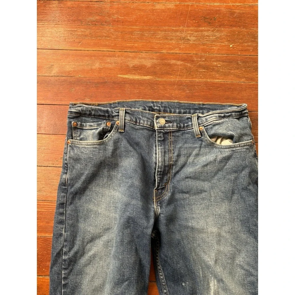 Levi's 511 Jeans Mens Size 38x34‎ Slim Fit Tapered  Stretch Medium Blue Denim